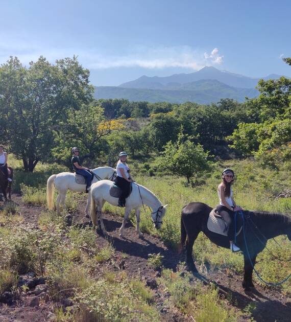 escursione a cavallo di 1 ora